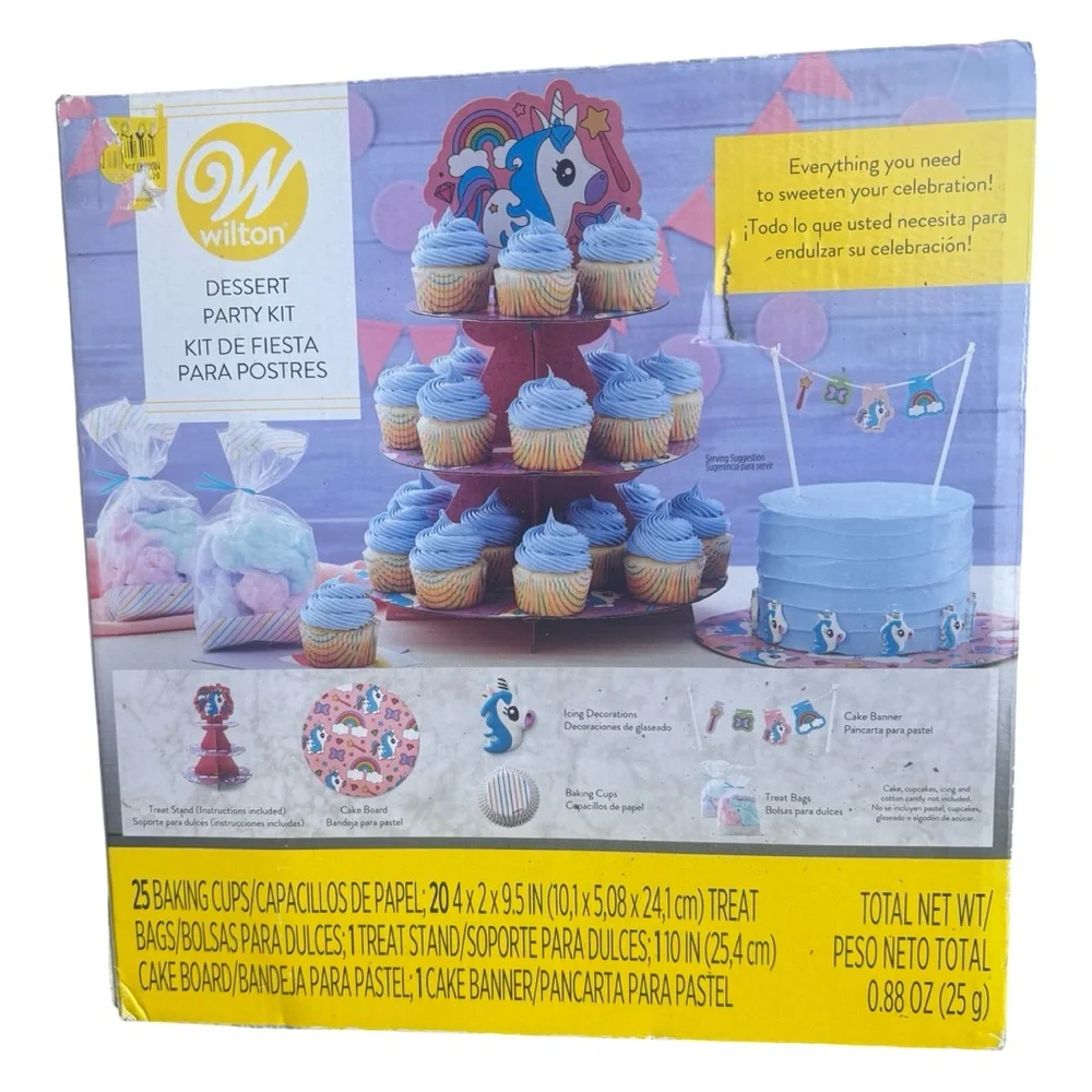 Wilton Unicorn Dessert Cupcake Party Kit